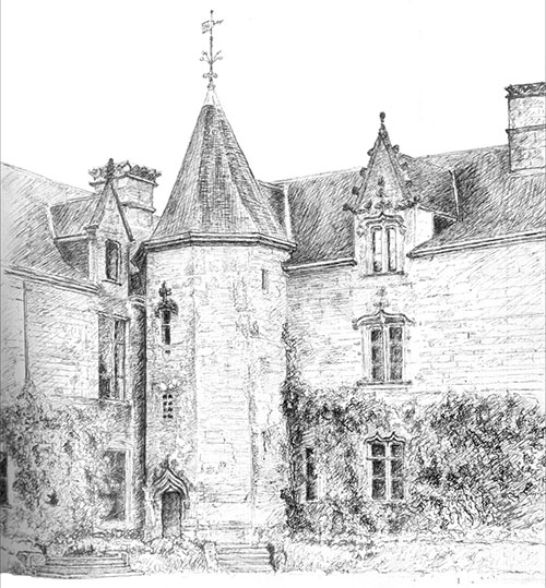 histoire château La Grandville Bretagne
